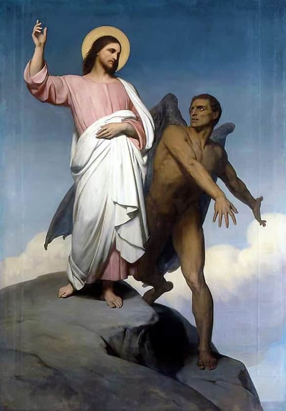 The Temptation of Christ in the wilderness