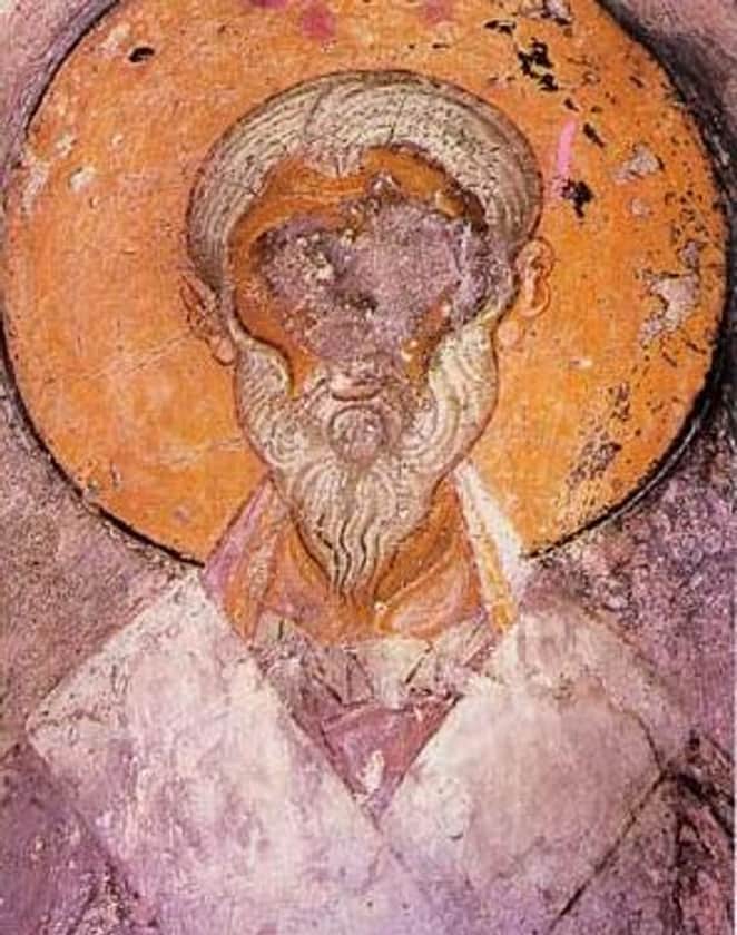 Saint Alexander of Alexandria in the frescoes of Veljusa Monastery