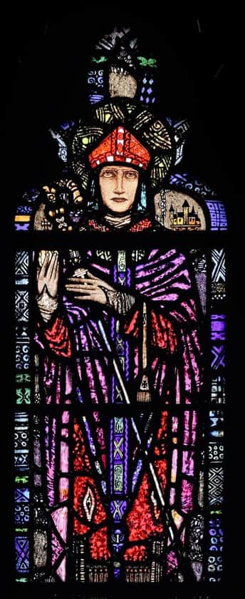 Saint Macartan of Clogher in stained glass