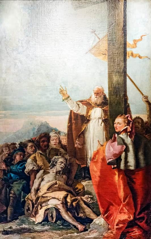 Saint Helena and Saint Macarius of Jerusalem with the True Cross