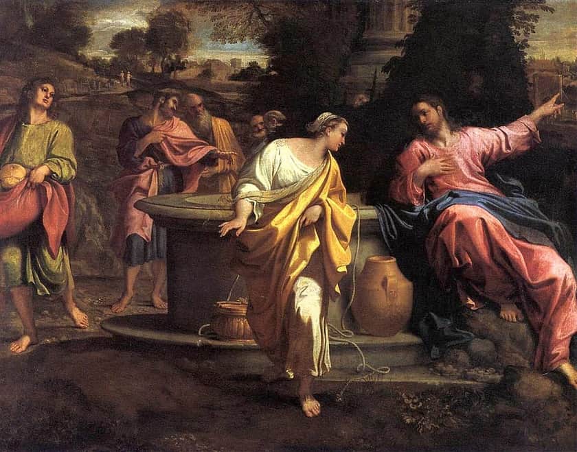 Christ and the Samaritan woman at the well
