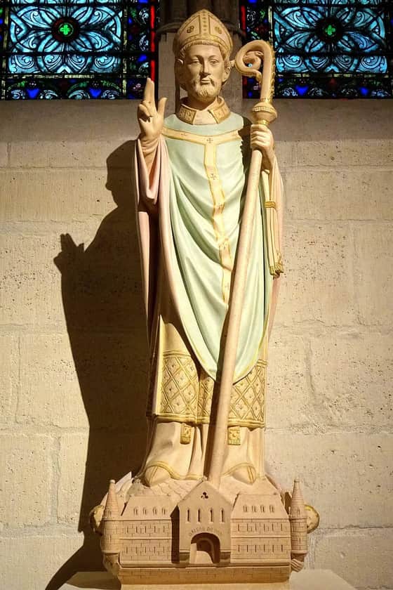 Saint Landry of Paris at Notre-Dame Cathedral