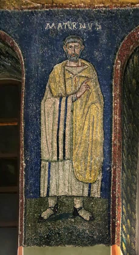 Saint Maternus of Milan in the mosaics of San Vittore in Ciel d’Oro