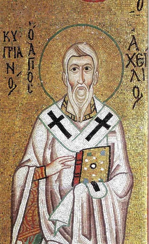 Saint Achillius of Larissa in the mosaics of Hosios Loukas
