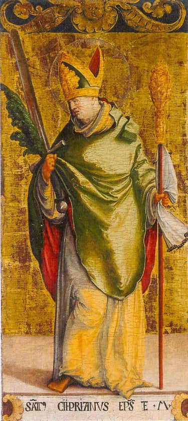 Saints Cornelius and Cyprian shown together