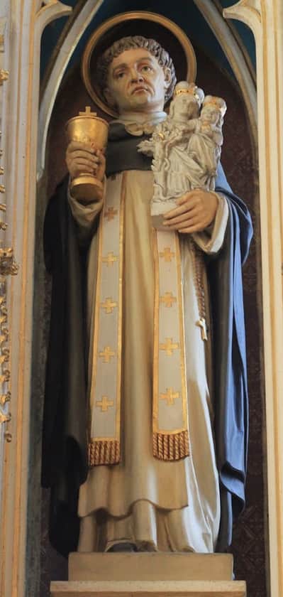 Altar statue of Saint Hyacinth of Poland