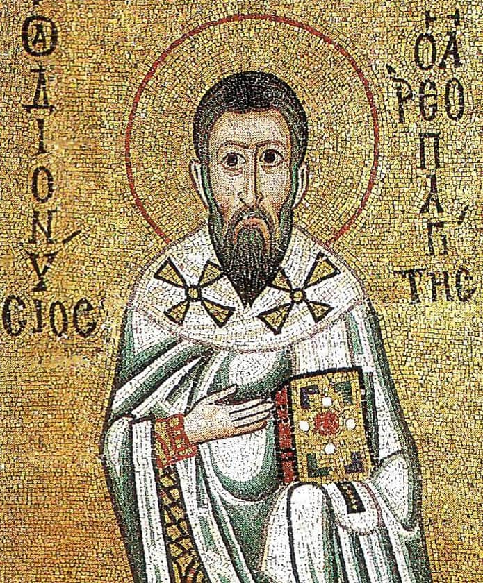 Saint Dionysius the Areopagite, first bishop of Athens