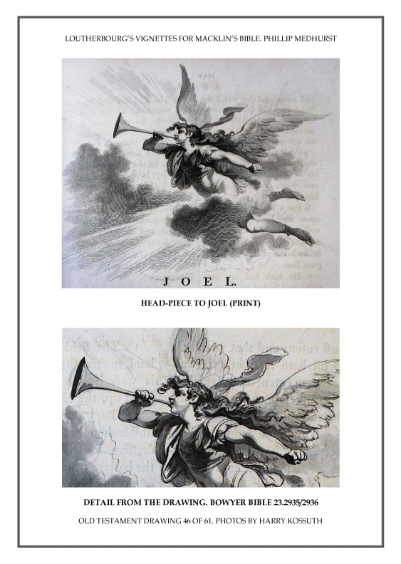 Headpiece to Joel 2:1 in the Macklin Bible