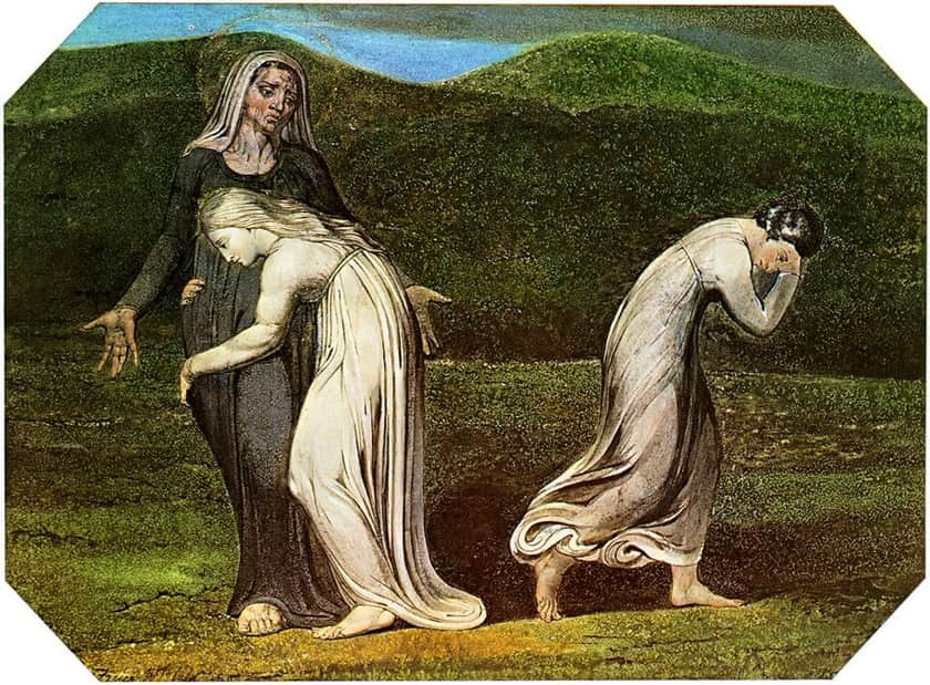 Naomi Entreating Ruth and Orpah to Return to the Land of Moab