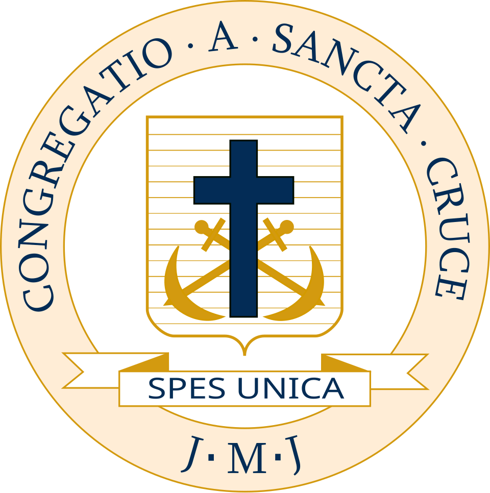 The emblem of the Congregation of Holy Cross, a clerical religious congregation