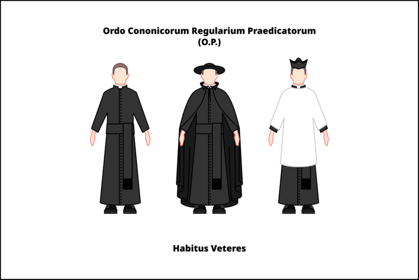 The habit of Dominican canons regular