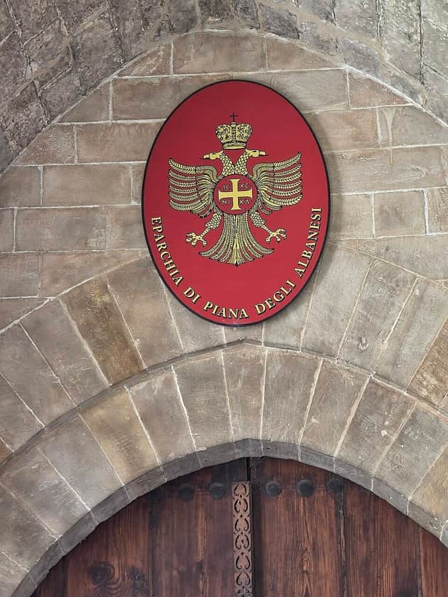 The co-cathedral of the Eparchy of Piana degli Albanesi
