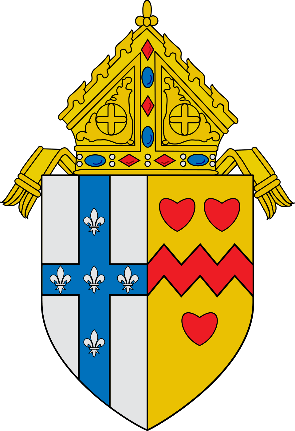 The coat of arms of the Personal Ordinariate of Our Lady of Walsingham