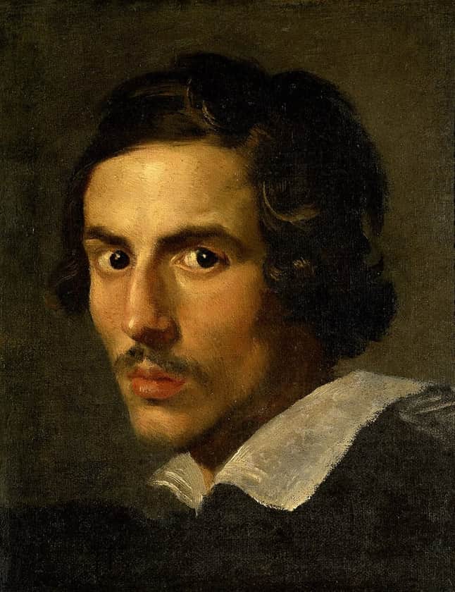 Gian Lorenzo Bernini in a self-portrait