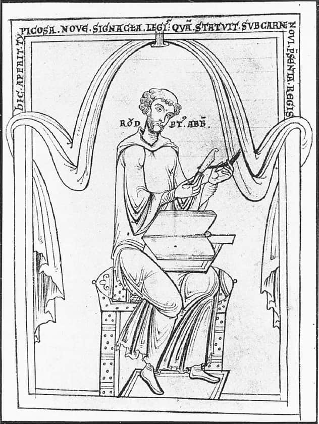 Rupert of Deutz in a medieval drawing