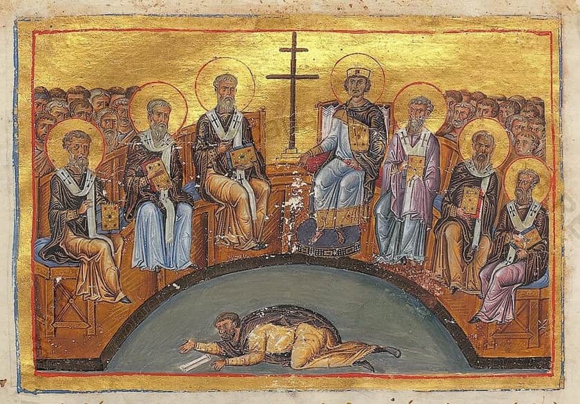 The Second Council of Nicaea in the Menologion of Basil II