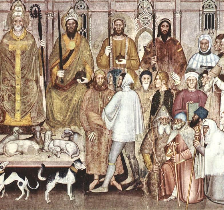 The Church Militant in a fresco at Santa Maria Novella