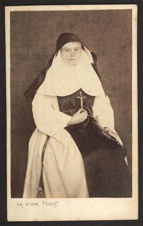 A Sister of Charity of Jesus and Mary, around 1900